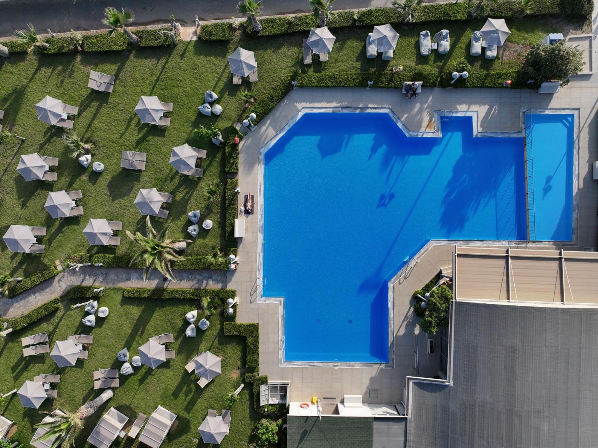 Marinos Beach Hotel Platanes  Exterior foto